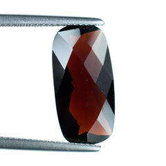 DARK RED GARNET CHECKER CUT CUSHION 18X9MM 7.49 Cts.
