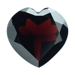DARK RED GARNET (MEDIUM) CUT HEART 14MM 10.26 Cts.