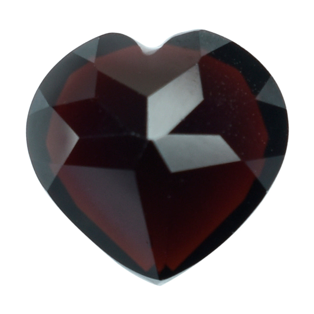 DARK RED GARNET (MEDIUM) CUT HEART 14MM 10.26 Cts.