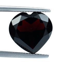DARK RED GARNET (MEDIUM) CUT HEART 14MM 10.26 Cts.