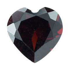 DARK RED GARNET CUT HEART 6.00MM 1.21 Cts.