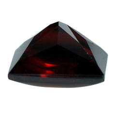 DARK RED GARNET BUFFTOP PRINCESS CUT SQUARE (MEDIUM) 10MM 6.21 Cts.