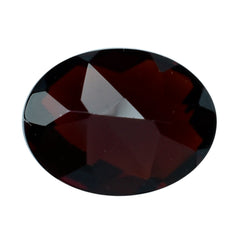 DARK RED GARNET CHECKER CUT OVAL 9X7MM 2.25 Cts.
