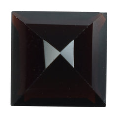 DARK RED GARNET CUT SQUARE 7MM 2.13 Cts.