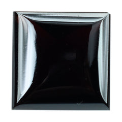 DARK GARNET BUFFTOP SQUARE 12MM 9.70 Cts.
