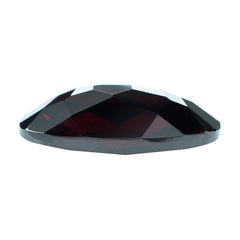 DARK RED GARNET CHECKER CUT BRIOLETTE CUSHION 18X9MM 8.50 Cts.