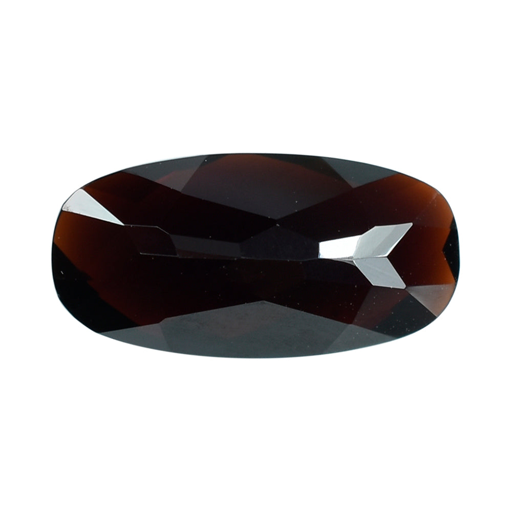 DARK RED GARNET CHECKER CUT BRIOLETTE CUSHION 18X9MM 8.50 Cts.