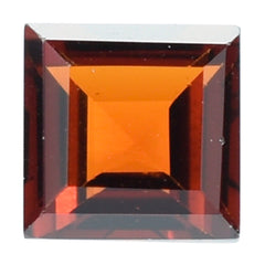 DARK RED GARNET CUT SQUARE 3.50MM 0.31 Cts.