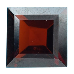 DARK RED GARNET CUT SQUARE 5.00MM 0.86 Cts.