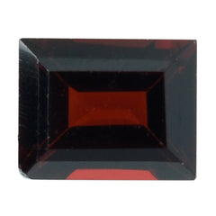 DARK RED GARNET CUT BAGUETTES 5X4MM 0.59 Cts.