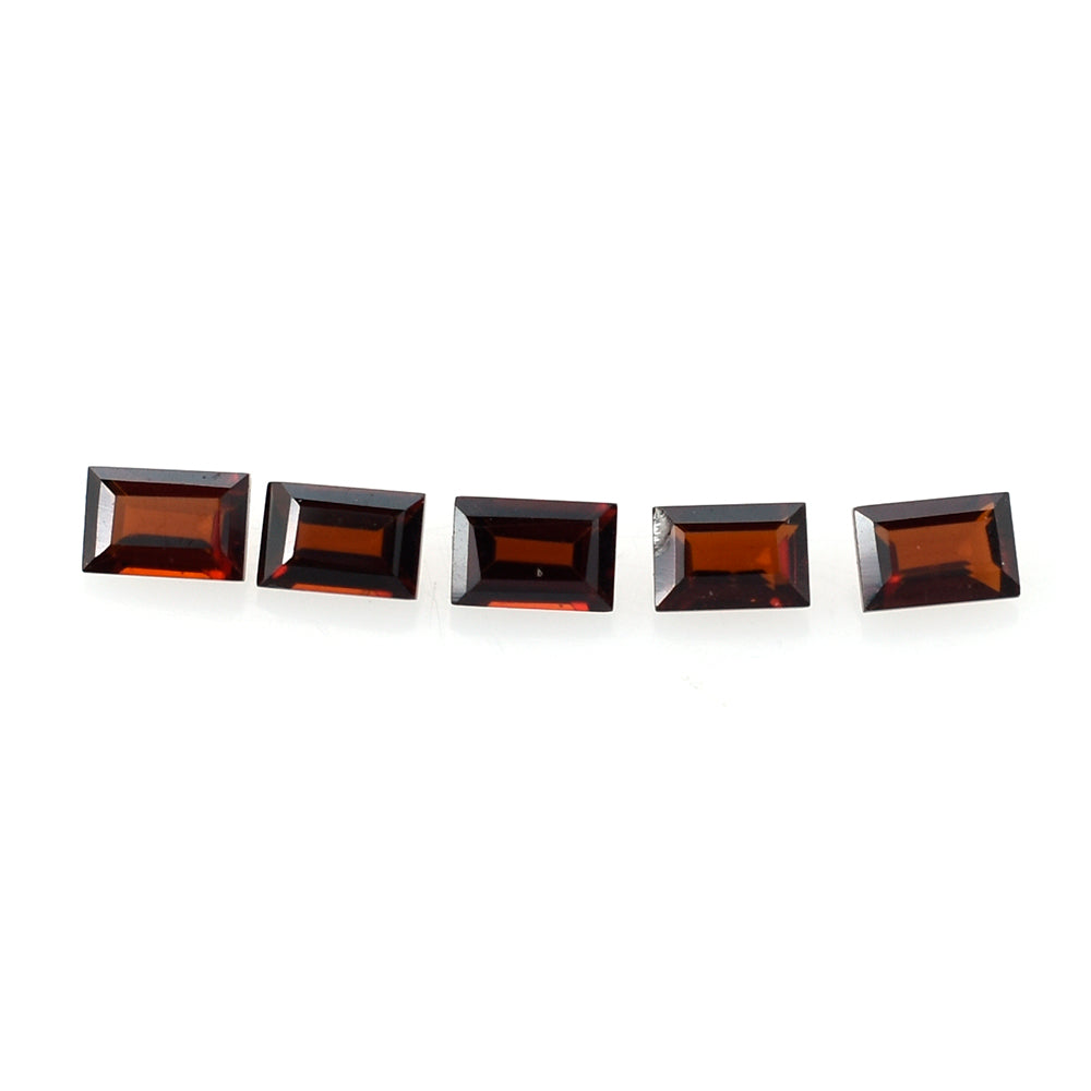DARK RED GARNET CUT BAGUETTES 3X2MM 0.10 Cts.