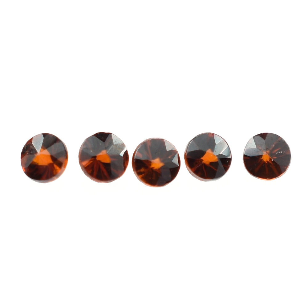 DARK RED GARNET STAR CUT ROUND 1.80MM 0.03 Cts.