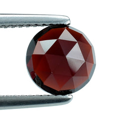 DARK RED GARNET ROSE CUT ROUND CAB 8.00MM 2.61 Cts.