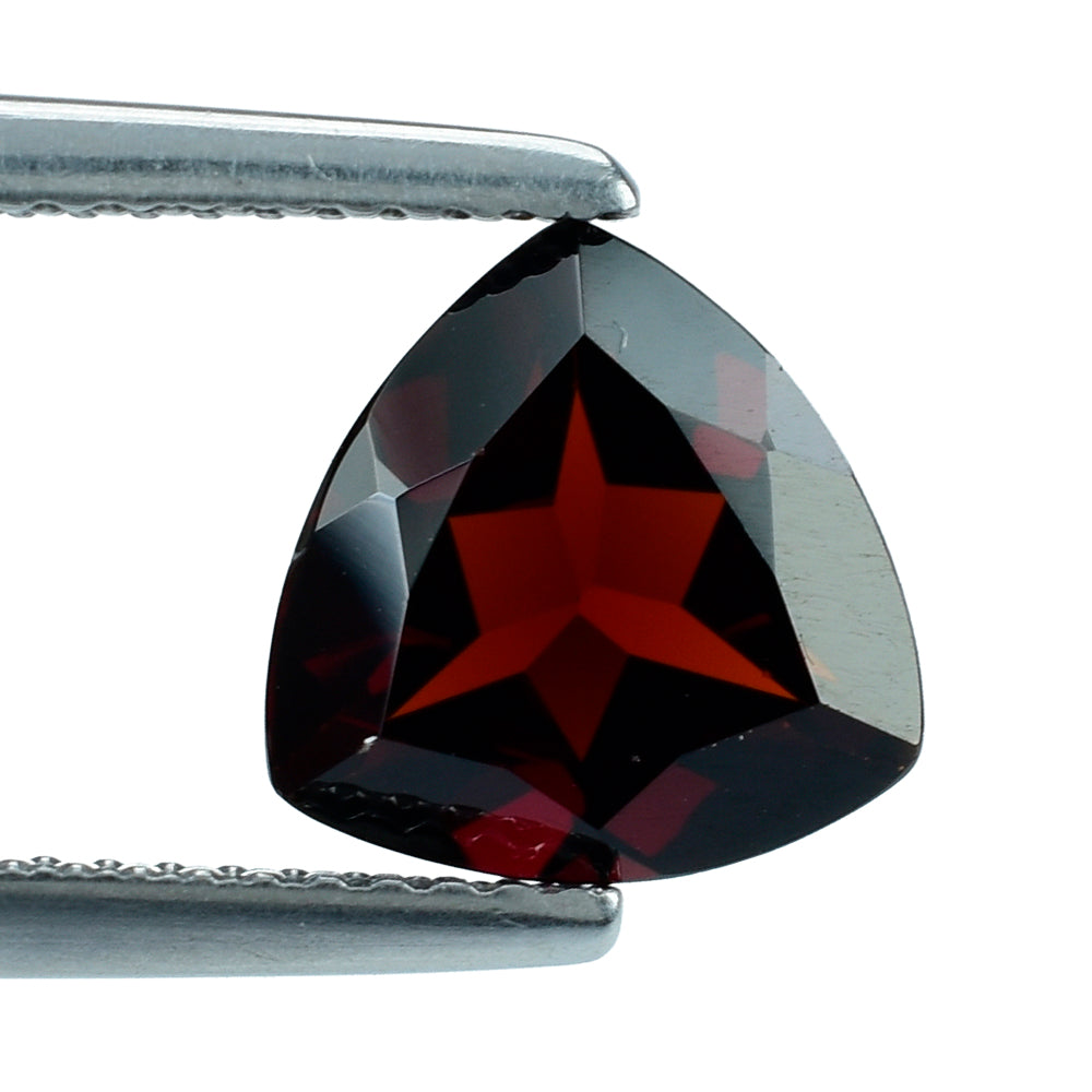 DARK RED GARNET CUT TRILLION 9MM 2.34 Cts.