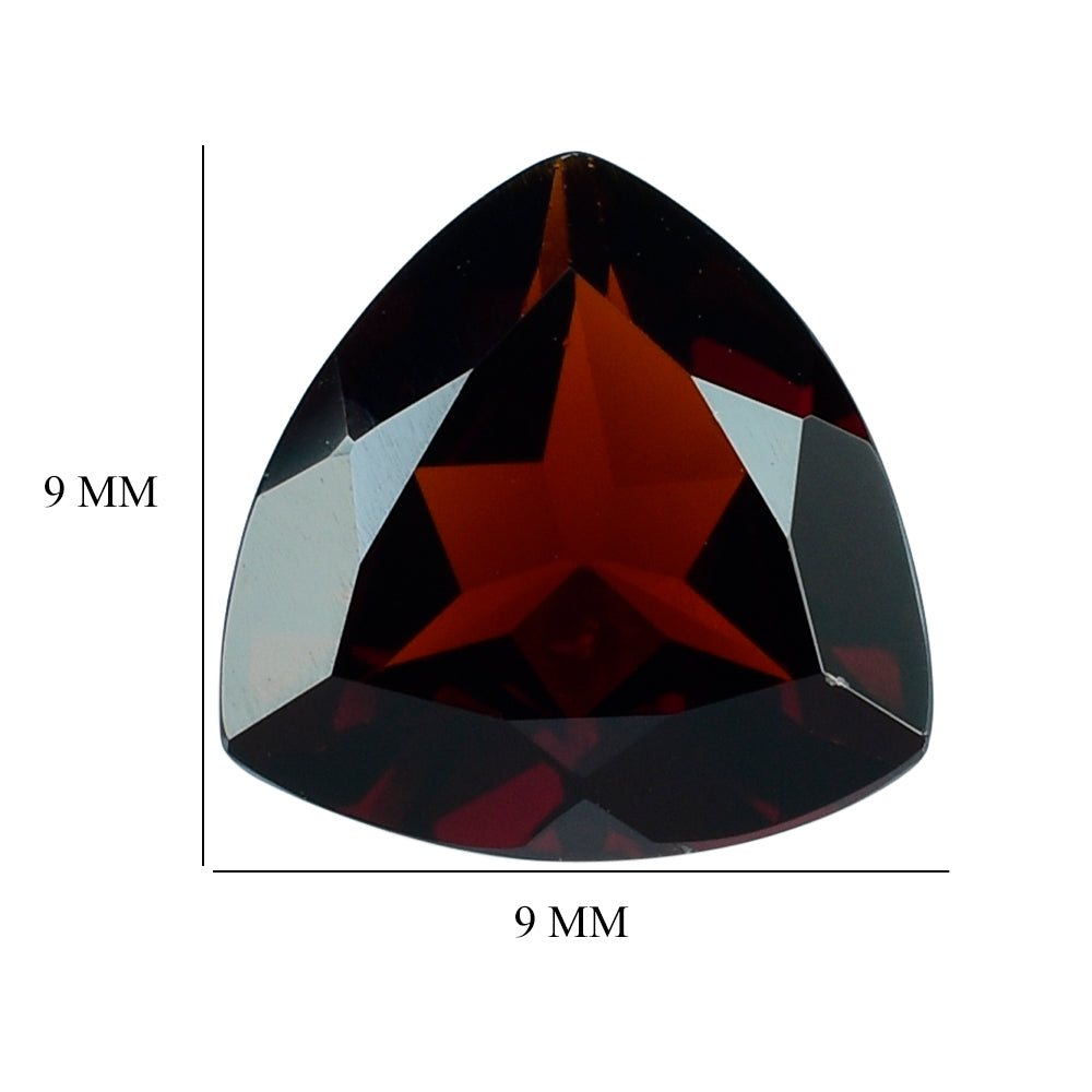 DARK RED GARNET CUT TRILLION 9MM 2.34 Cts.