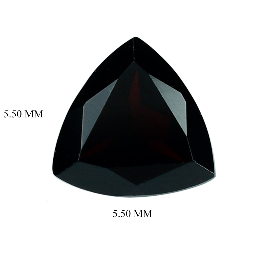 DARK RED GARNET CUT TRILLION 5.50MM 0.75 Cts.