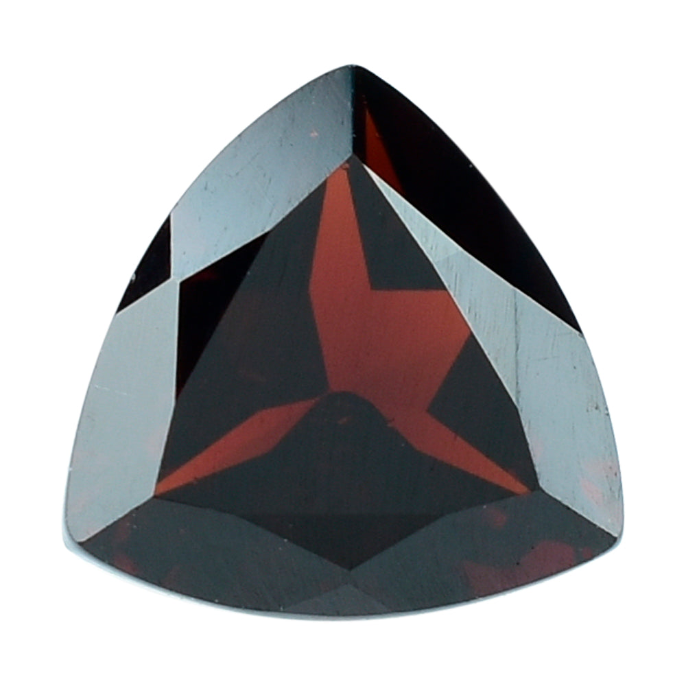 DARK RED GARNET CUT TRILLION 6.50MM 1.04 Cts.