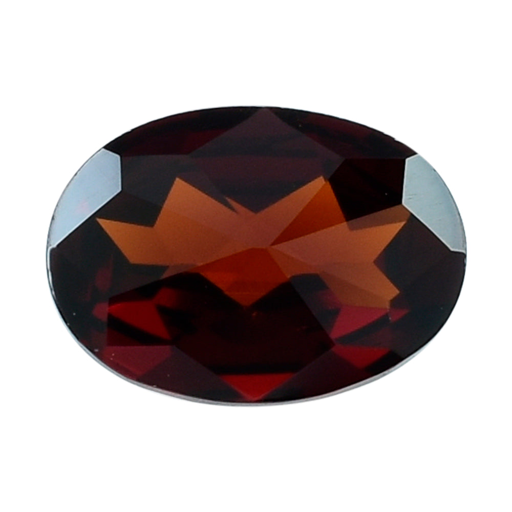 DARK RED GARNET STAR CUT OVAL 7X5MM 0.78 Cts.