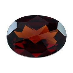 DARK RED GARNET STAR CUT OVAL 7X5MM 0.78 Cts.