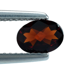 DARK RED GARNET STAR CUT OVAL 7X5MM 0.78 Cts.