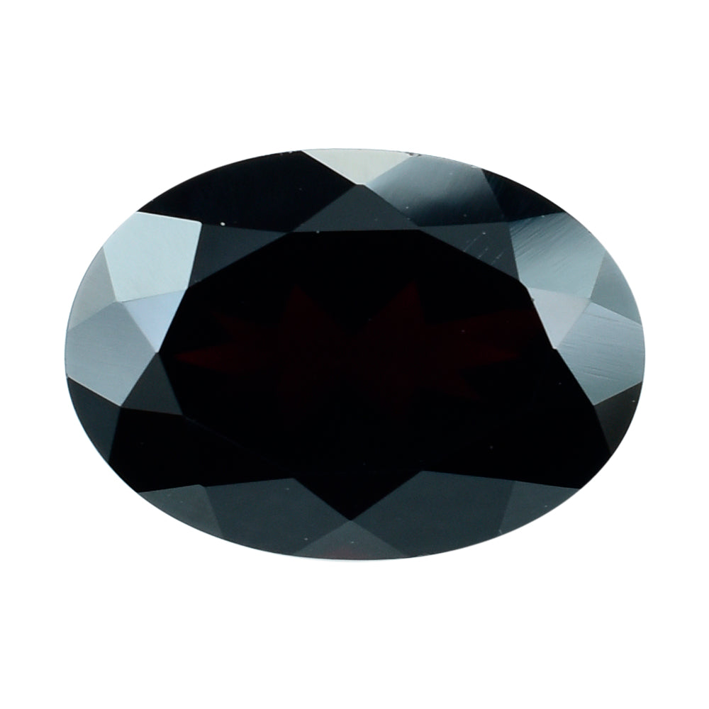 DARK RED GARNET CUT OVAL 14X10MM 7.30 Cts.