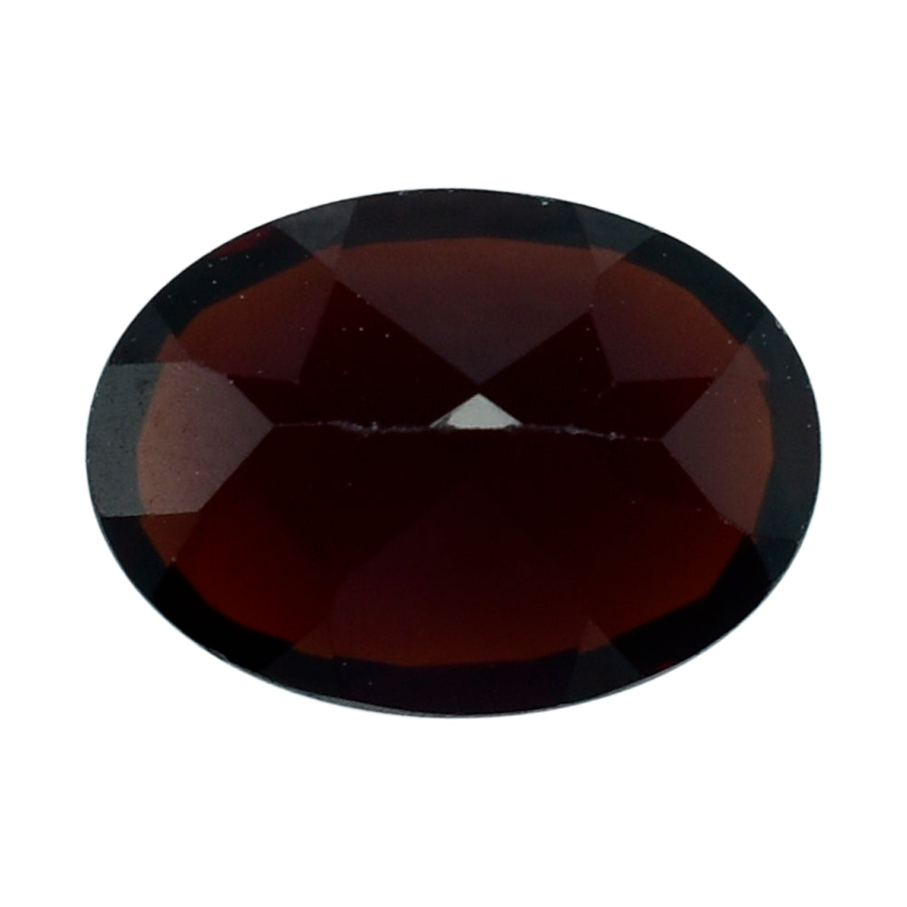 DARK RED GARNET CUT OVAL 7X5MM 1.00 Cts.