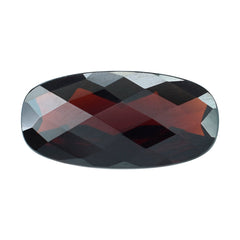DARK RED GARNET CHECKER CUT CUSHION 18X9MM 7.21 Cts.