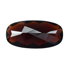 DARK RED GARNET CHECKER CUT CUSHION 18X9MM 7.21 Cts.