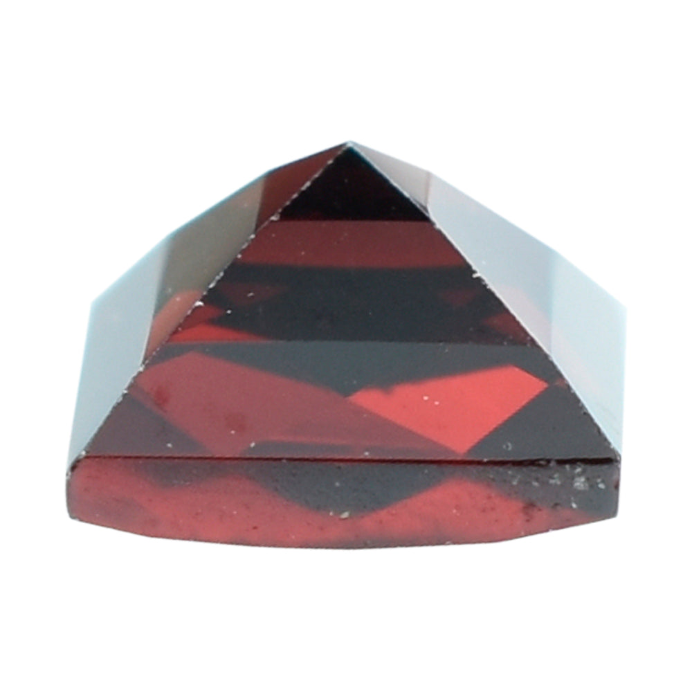 DARK RED GARNET CHECKER CUT SQUARE 5.00MM 0.83 Cts.