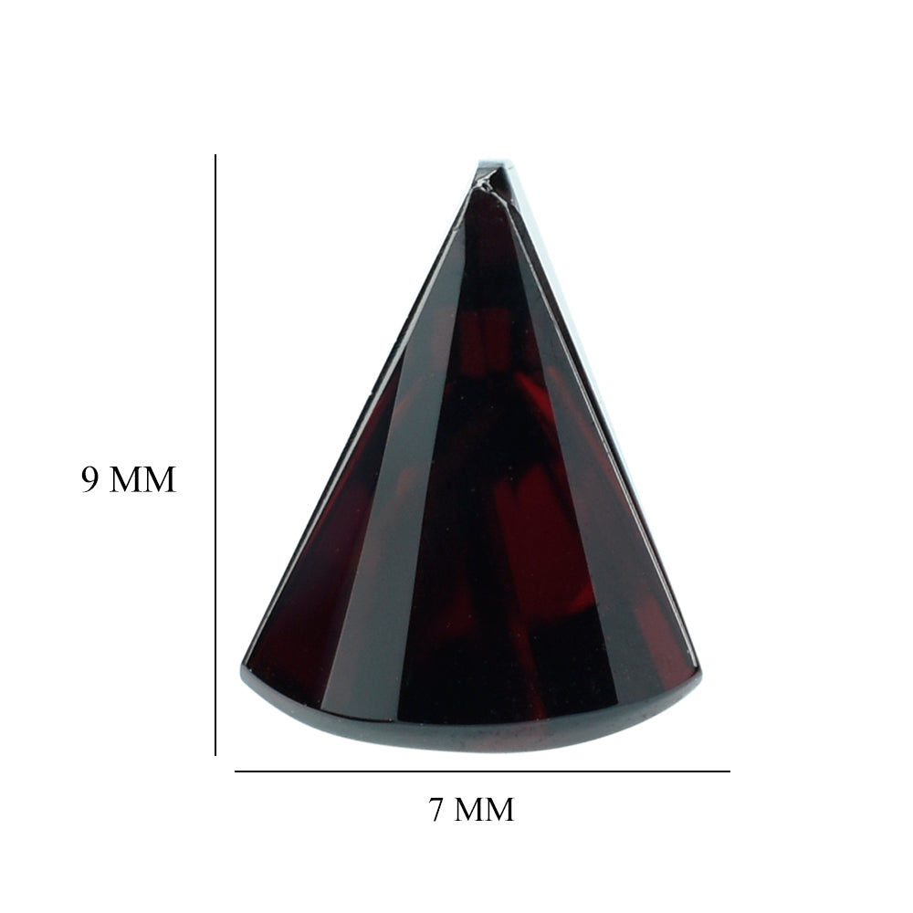 DARK RED GARNET FANCY SHAPE 9X7MM 2.19 Cts.