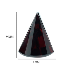 DARK RED GARNET FANCY SHAPE 9X7MM 2.19 Cts.
