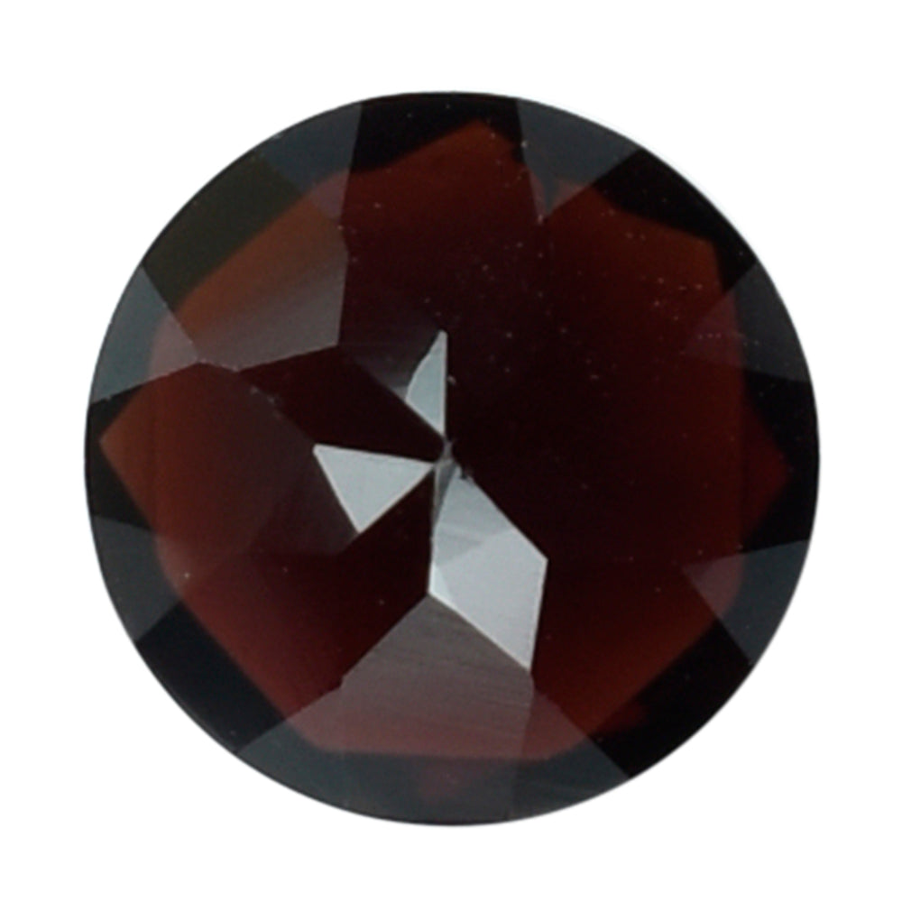 DARK RED GARNET CUT ROUND 9.70MM 3.71 Cts.