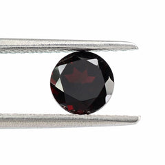 DARK RED GARNET CUT ROUND 6MM 1.15 Cts.
