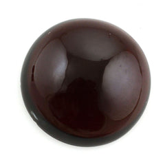 DARK RED GARNET ROUND CAB 14MM 11.30 Cts.