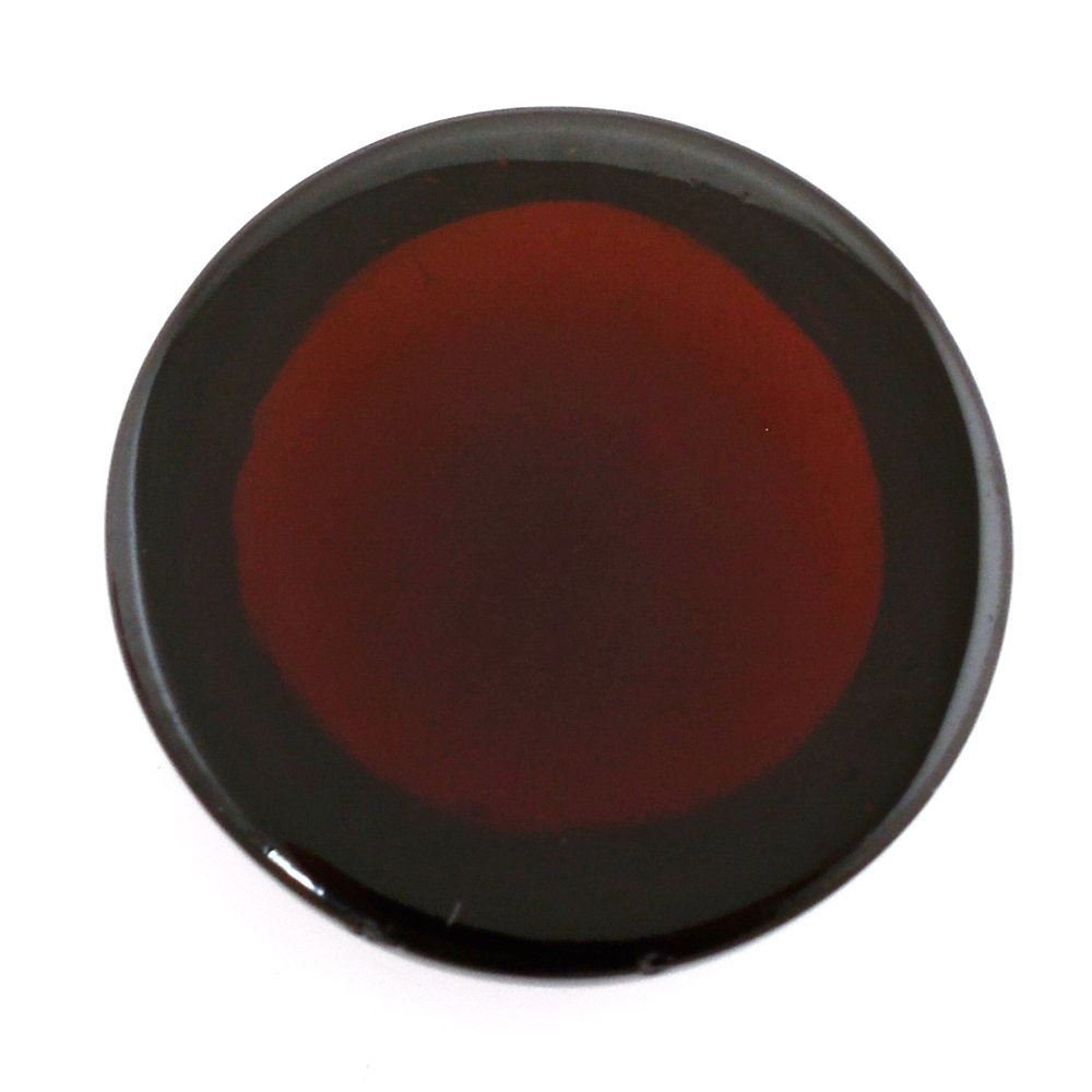 DARK RED GARNET ROUND CAB 14MM 11.30 Cts.
