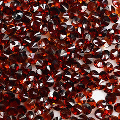 DARK RED GARNET STAR CUT ROUND 2.50MM 0.08 Cts.
