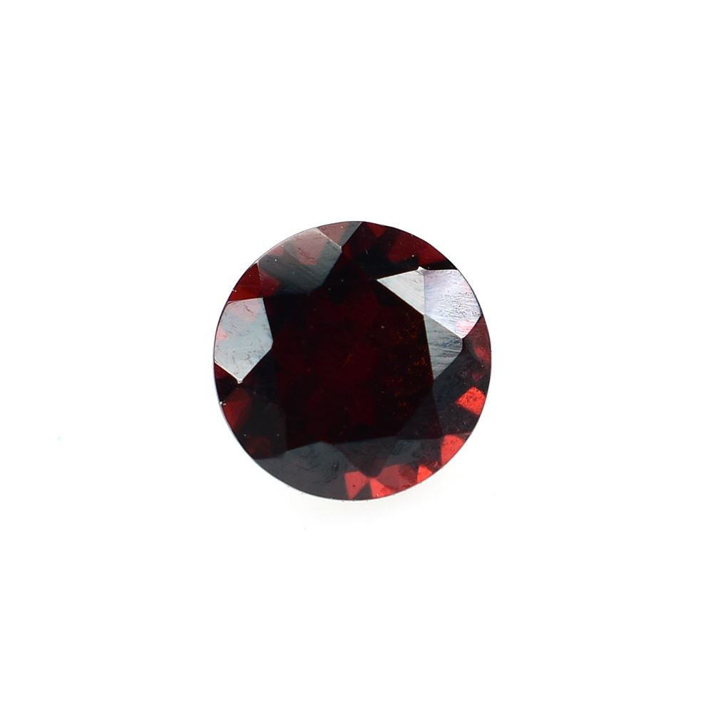OPEN RED GARNET CUT ROUND (DARK RED /CLEAN) 5.00X5.00MM 0.77 Cts.