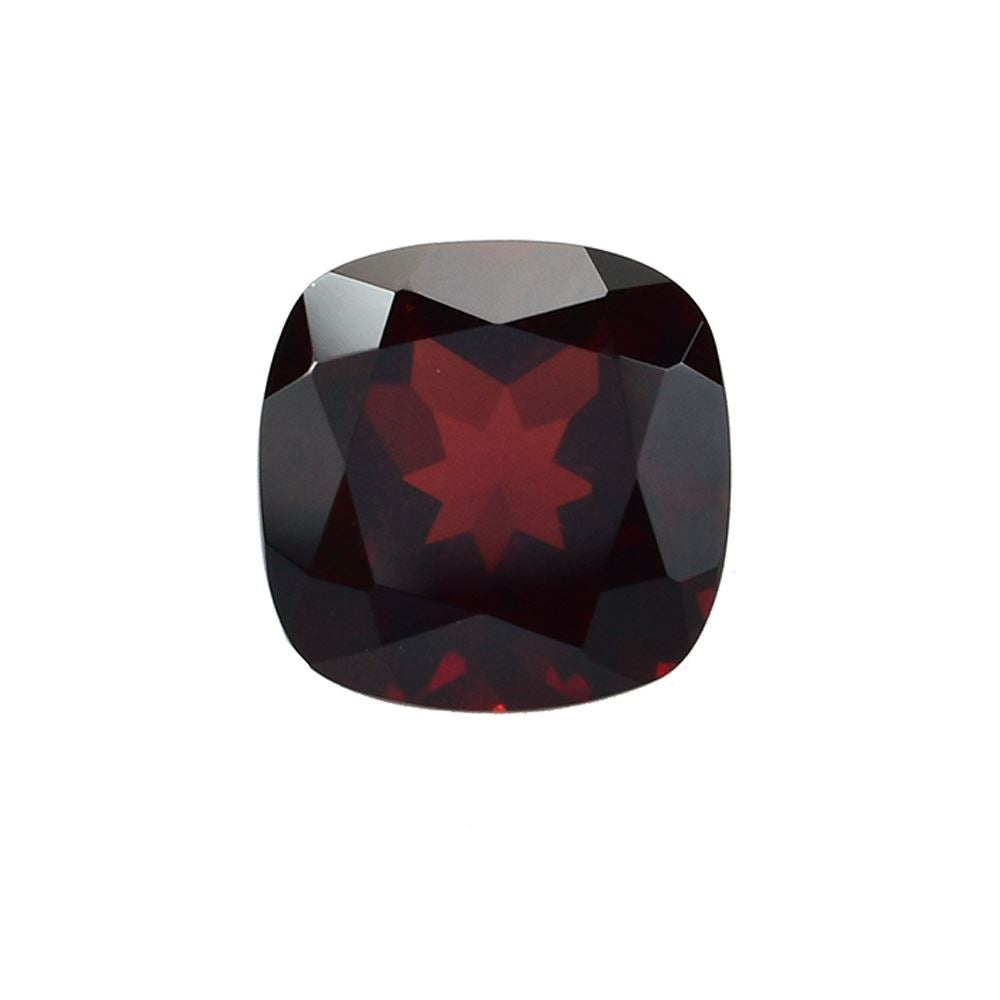 DARK RED GARNET CUT CUSHION (DARK/SI) 8.00X8.00MM 2.85 Cts.