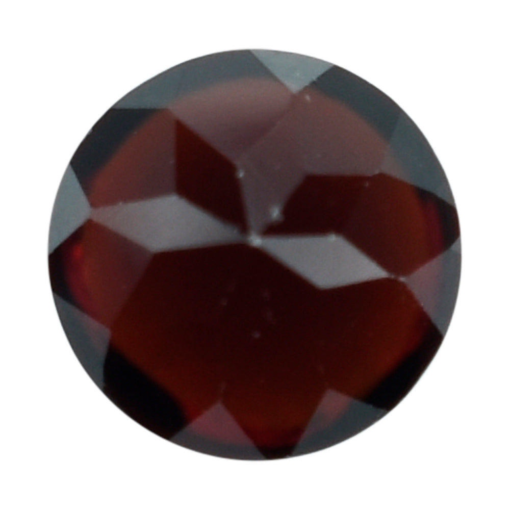 DARK RED GARNET BUFFTOP ROUND (MD) 7MM 1.74 Cts.