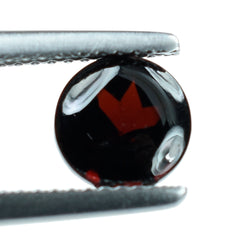 DARK RED GARNET BUFFTOP ROUND (MD) 7MM 1.74 Cts.