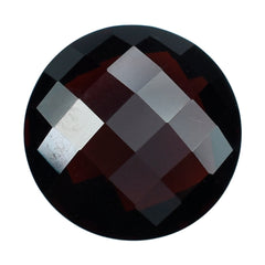 DARK RED GARNET BRIOLETTE ROUND 12MM 6.58 Cts.