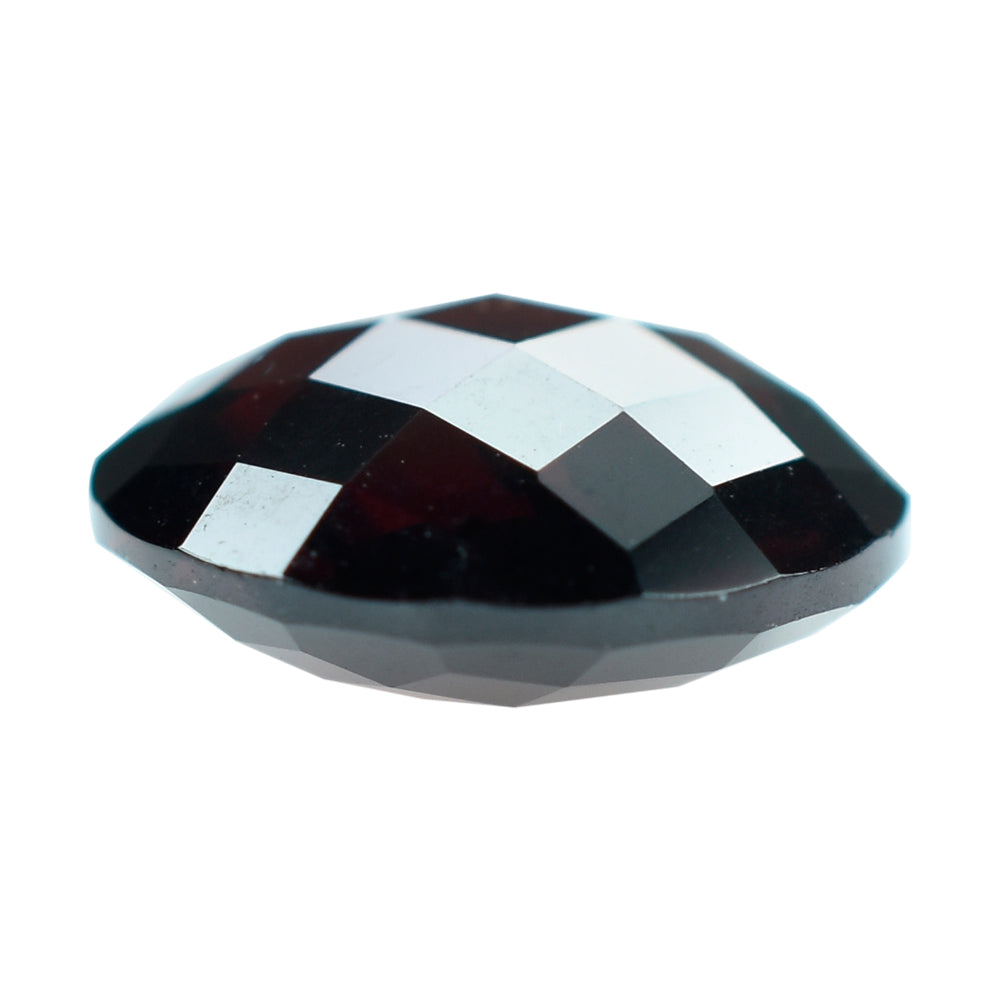 DARK RED GARNET BRIOLETTE ROUND 12MM 6.58 Cts.