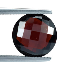 DARK RED GARNET BRIOLETTE ROUND 12MM 6.58 Cts.