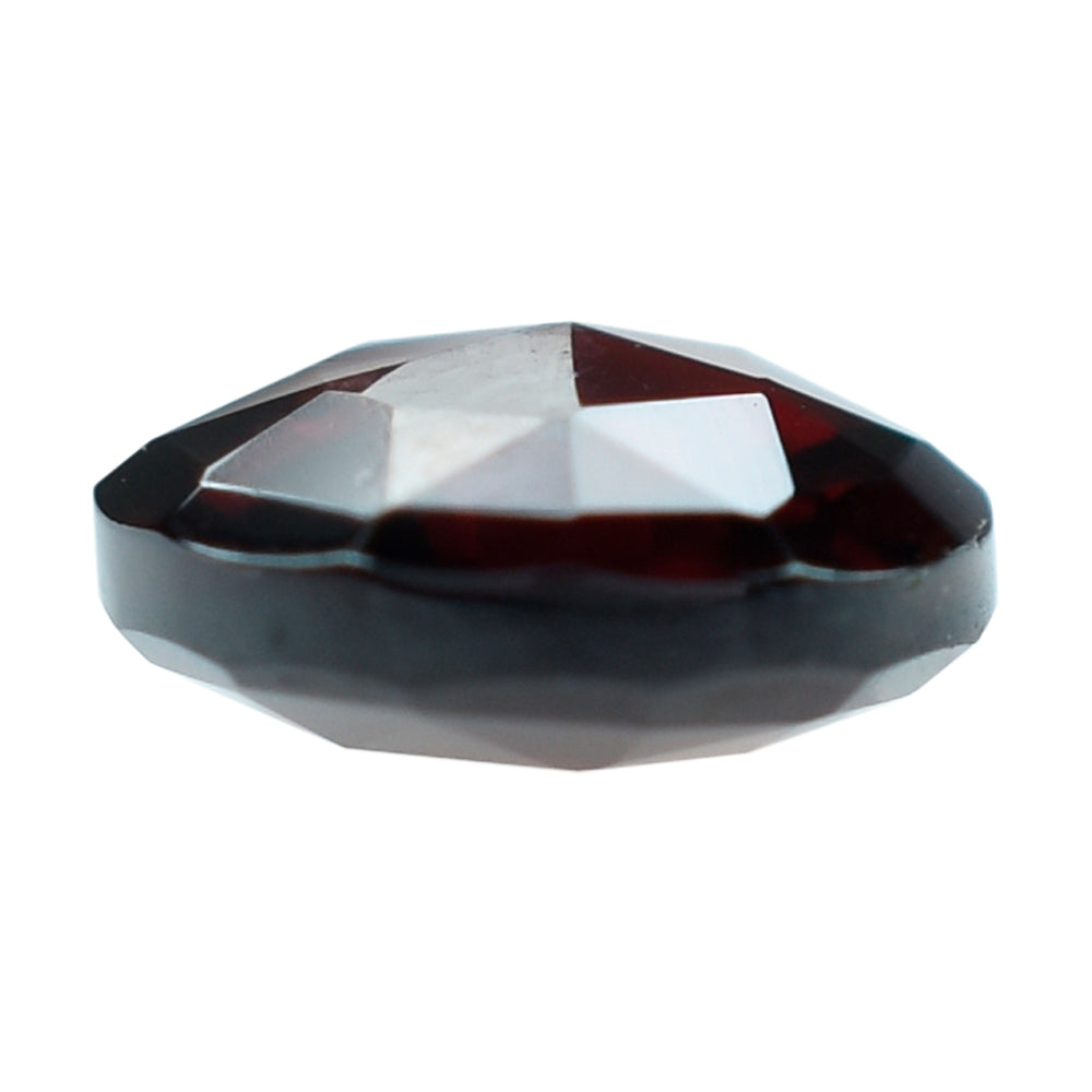 DARK RED GARNET ROSE CUT BRIOLETTE ROUND 7MM 1.55 Cts.