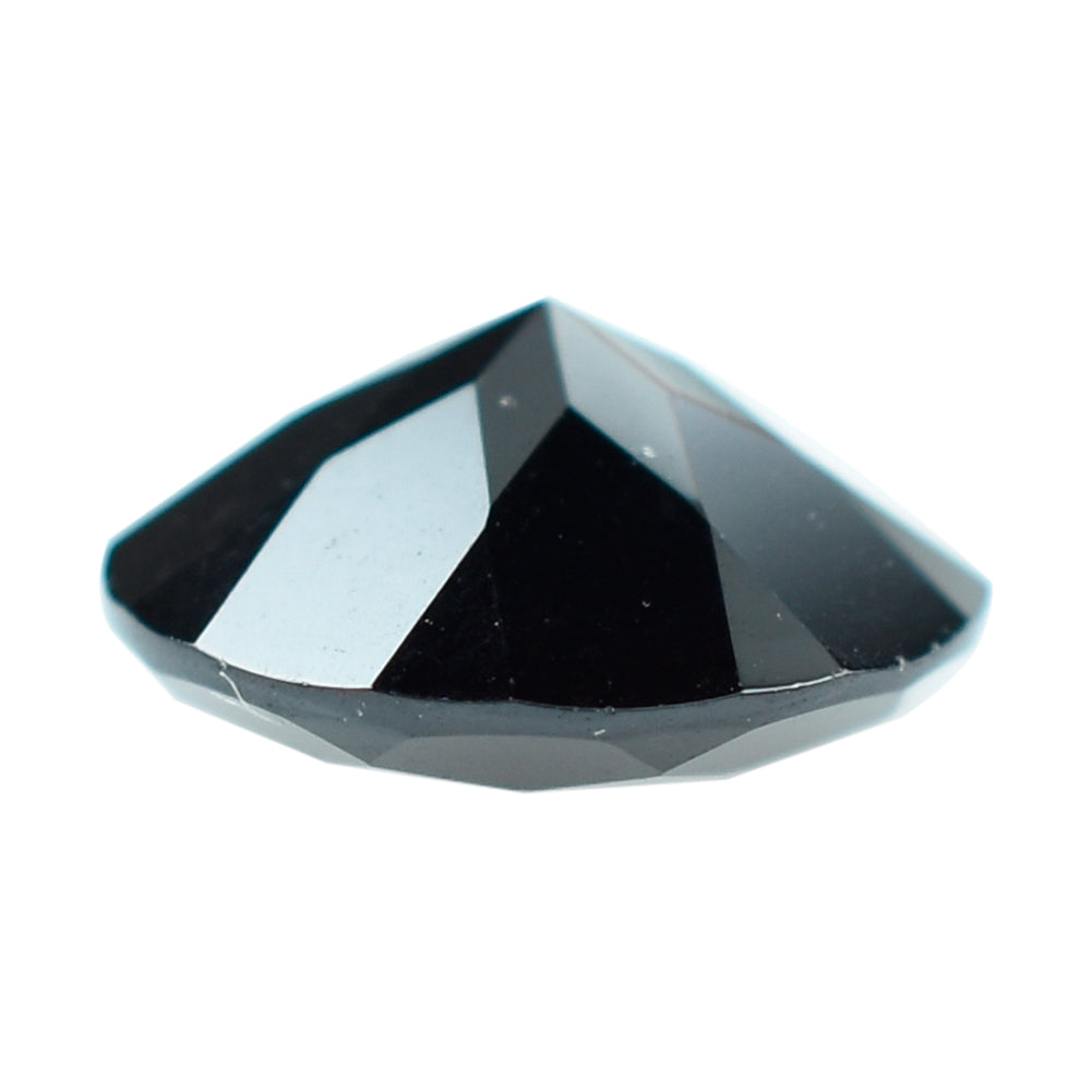 DARK GARNET (BLACK) CUT ROUND 10MM 3.77 Cts.