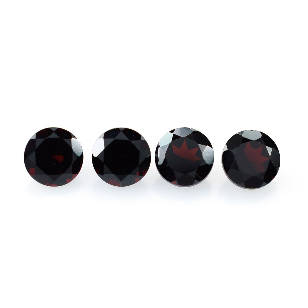 DARK RED GARNET (MEDIUM) CUT ROUND 6.50MM 1.27 Cts.