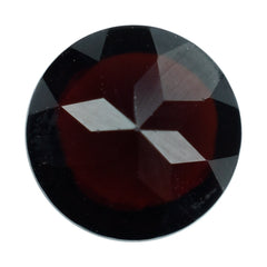 DARK RED GARNET BUFFTOP ROUND (MEDIUM) 8MM 2.44 Cts.