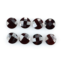 DARK RED GARNET BRIOLETTE ROUND 8MM 3.46 Cts.