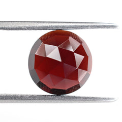 DARK RED GARNET ROSE CUT ROUND CAB 10MM 5.69 Cts.
