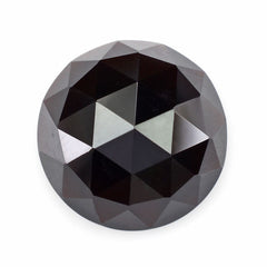 DARK RED GARNET ROSE CUT ROUND CAB 14MM 13.92 Cts.